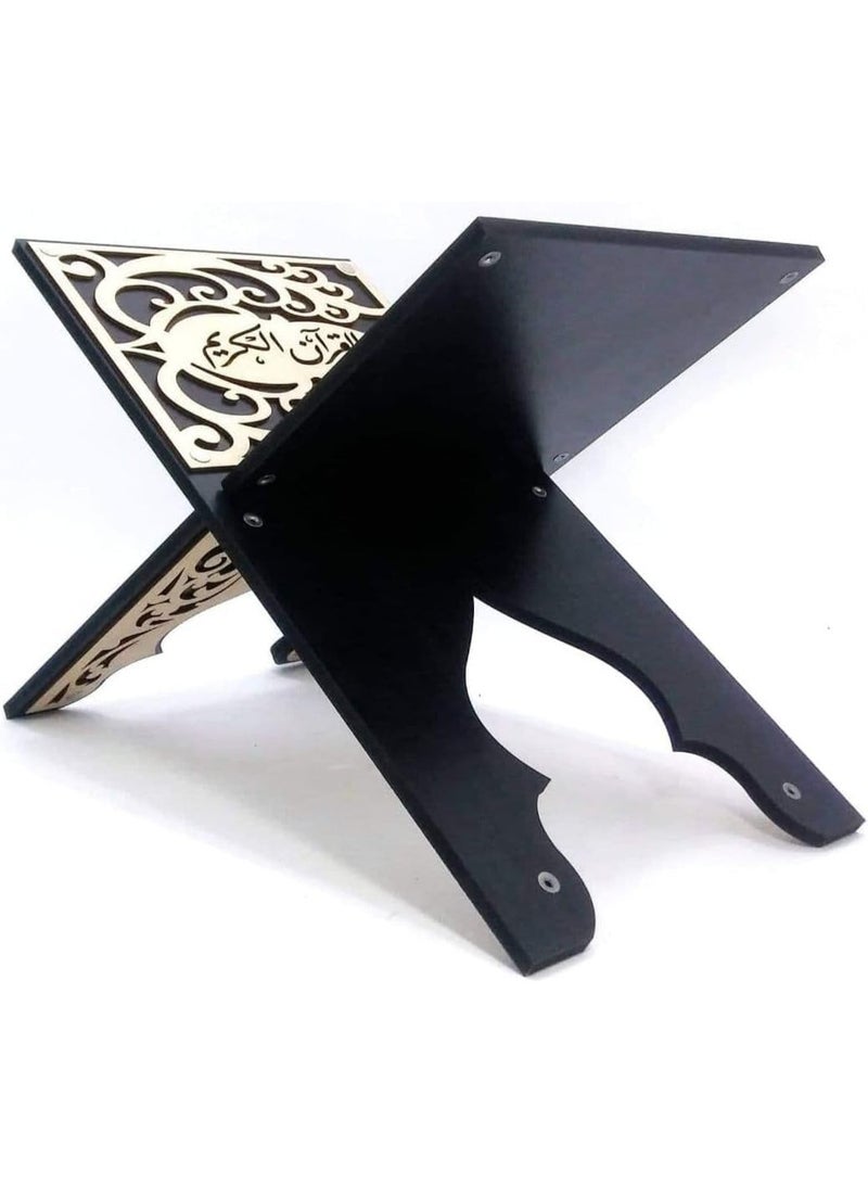 حامل مصحف خشبي  شيك جداً - مزخرف بالليزر - Image 3